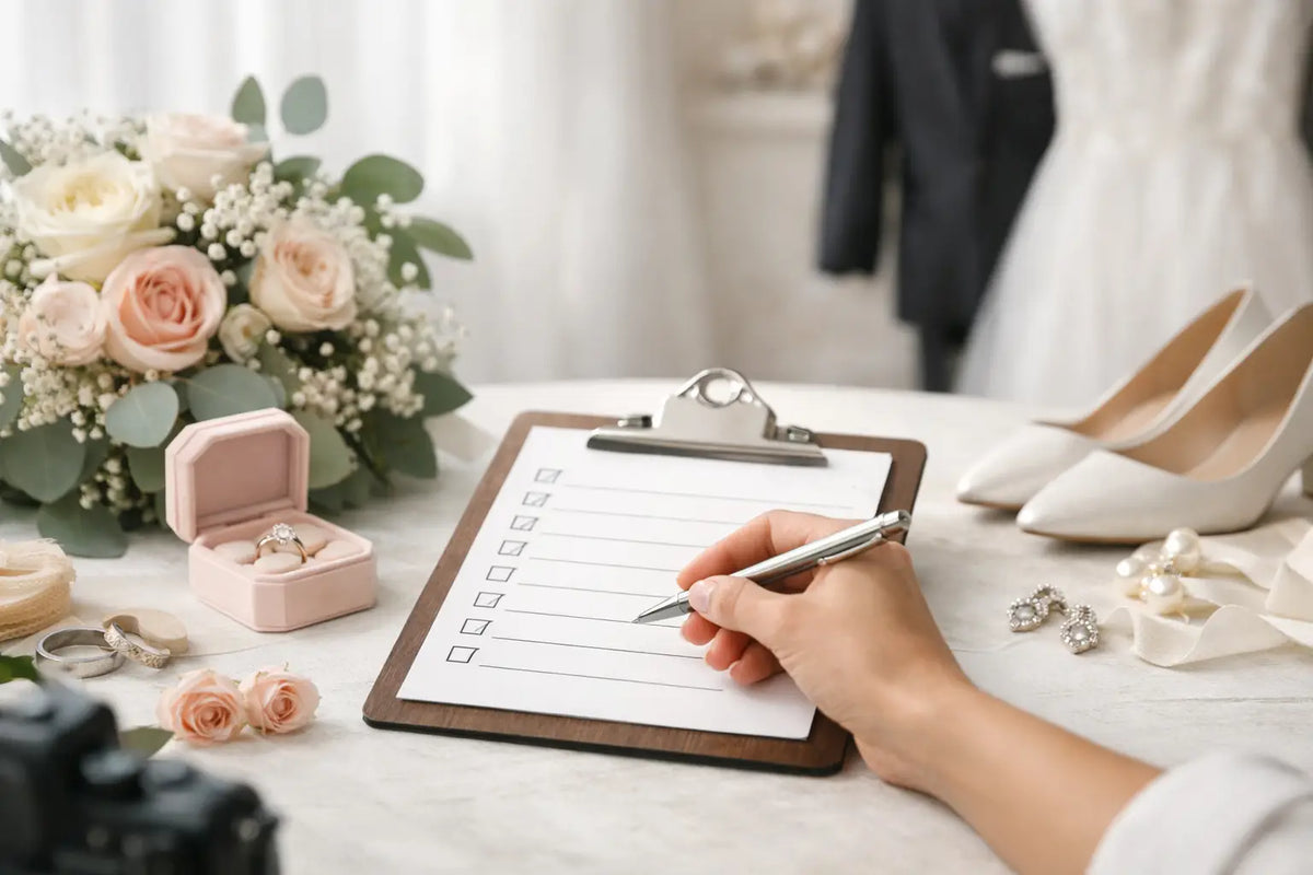 Essential Wedding Planning Checklist Items